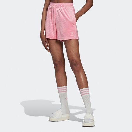 muestra patrocinado Leyes y regulaciones Compra adidas Originals Luxe Loungewear Velvet Shorts bliss pink Pantalones  cortos de deporte en SNIPES