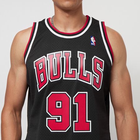 Adidas Camiseta Swingman Rodman Bulls (negro/roja/blanco)