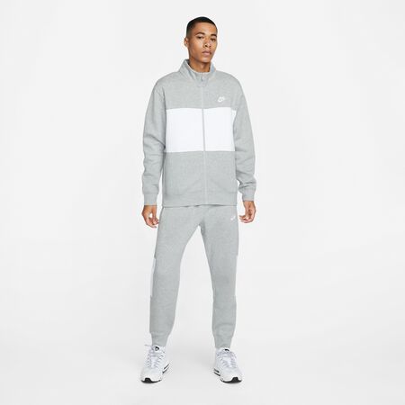 NIKE Sportswear Sport Track Suit dk heather/white/white Last sizes en SNIPES